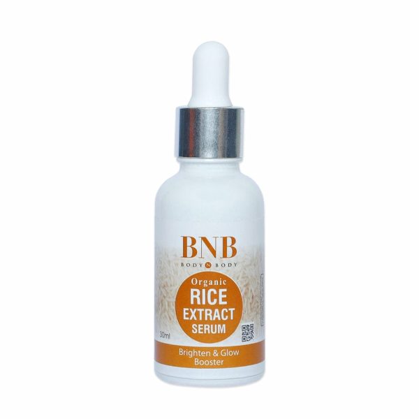 Bnb Rice Organic Extract & Brighten Glow Serum 30ml | Skin Brighten Serum | Best Quality Serum For Skin