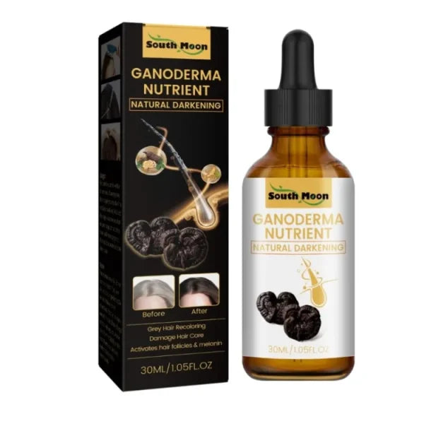 Natural Gandoderma Anti Greying Hair Darkening Serum For Your Hair Care Nutrient Natural Darkening