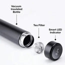 Temperature Display Vacuum Insulated Water Bottle Thermo Flask Made Of Premium Stainless Steel Coffee Cup (random Color)